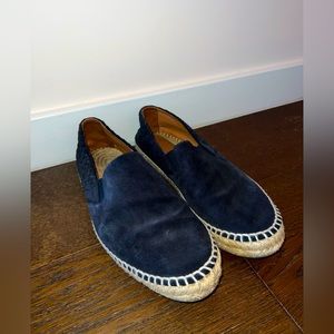 Bottega Veneta Mens Suede Navy Espadrilles 41